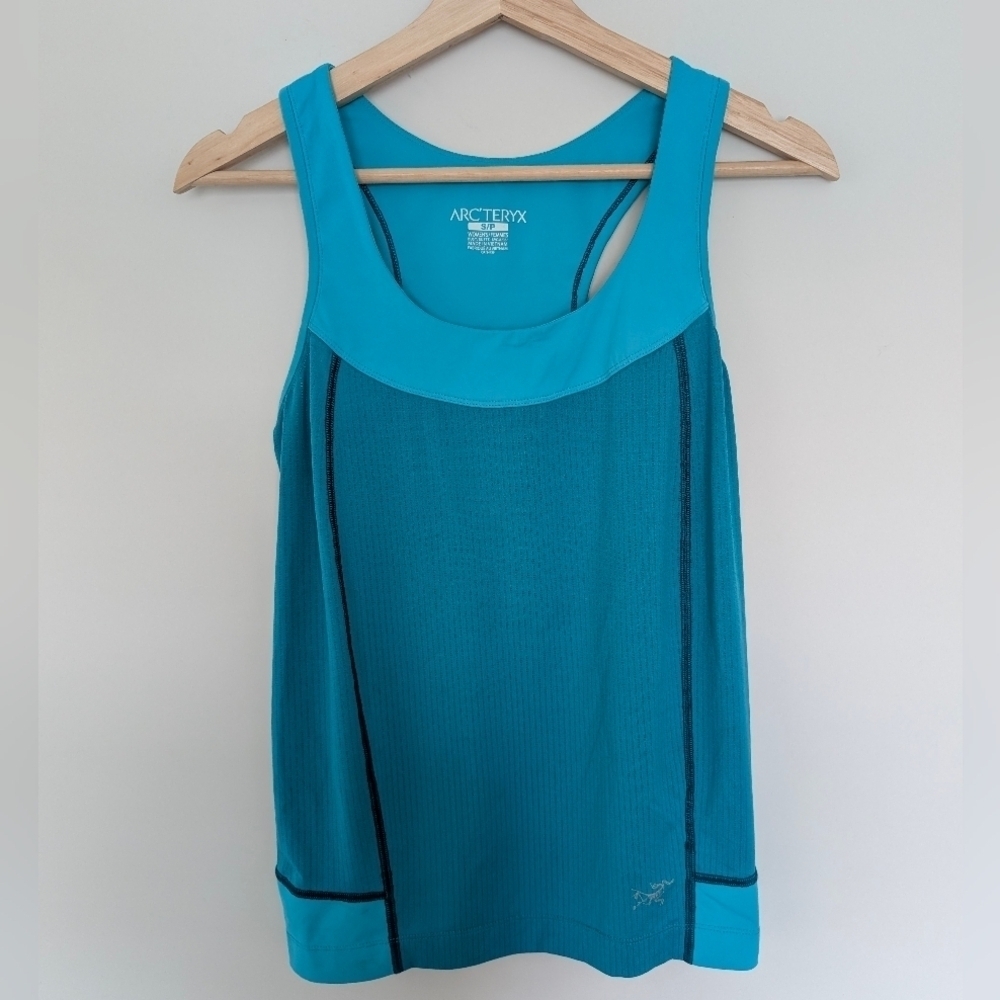 Arc'teryx Cita Women’s Activewear Top Size Small Blue Workout Running Athletic